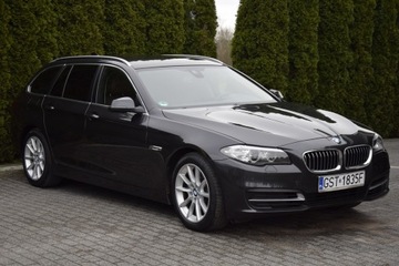 BMW Seria 5 F10-F11 Touring Facelifting 520d 190KM 2015 4x4 xDrive Automat 190 PS, Webasto z Pilota, EL Klapa, Navi, GWARANCJA, zdjęcie 4