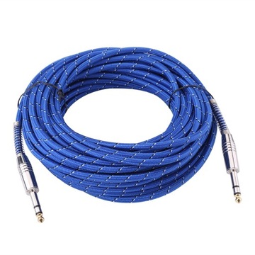 STEREOFONICZNY KABEL AUDIO MĘSKO-MĘSKI 6,35 MM