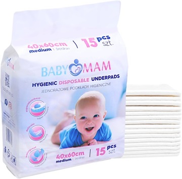 Babymam одноквартирный фонд 40x60 канализационные 15 шт.