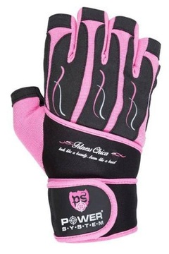 RĘKAWICZKI TRENINGOWE FITNESS CHICA-PINK-S