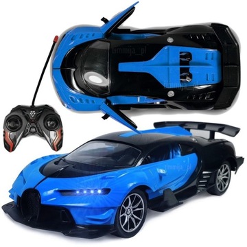ZDALNIE STEROWANY SAMOCHÓD RC BUGATTI CHIRON LED