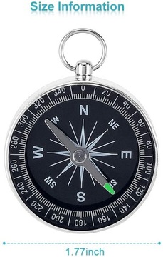Портативная карманная кнопка компаса Explorer