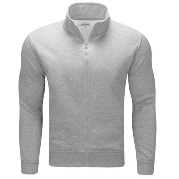 BL02 r. M GŁADKA ROZPINANA BLUZA ZE STÓJKĄ