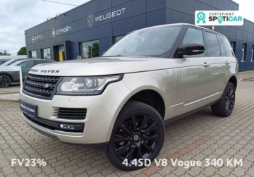 Land Rover Range Rover IV SUV LWB 4.4 SDV8 339KM 2013 Land Rover Range Rover 4.4SD V8 Vogue 340 KM salon Polska FV23 4.4