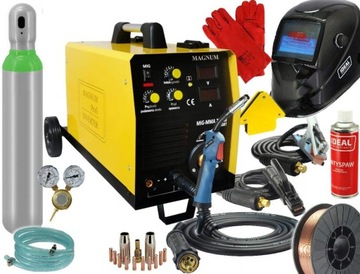 Spawarka MIGOMAT MIG 200W MMA IGBT MAGNUM ZESTAW