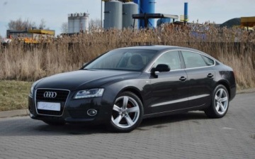 Audi A5 8T Sportback 2.0 TDI 143KM 2010 Audi A5 Sportback 2010r, 2.0 TDI, Automat, Skora, Xenon, Navi, Swietnie ut