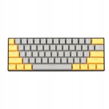 МЕХАНИЧЕСКАЯ КЛАВИАТУРА 60% RGB СЕРЫЙ СВЕТОДИОД