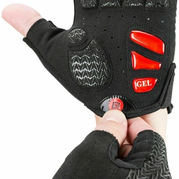 ROCKBROS S169BR велосипедные перчатки короткие на липучке M