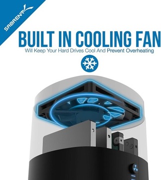 USB 3.0, 4 отсека, 2,5-дюймовый жесткий диск/док-станция SSD