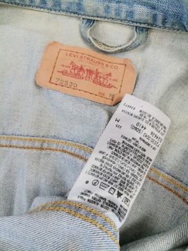 LEVIS 72530 Kurtka Katana Jeansowa Męska Rozpinana M