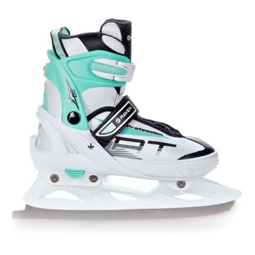 Роликовые коньки Регулируемые коньки 4в1 RAVEN Profession White/Mint 28-32