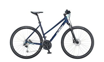 Rower KTM X-LIFE ROAD Damski, WITALNY NIEBIESKI 46