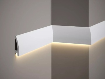 Listwa LED ścienna przypodłogowa przysufitowa Mardom MD030