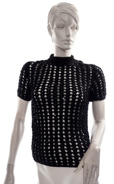 ALLSAINTS DZIANINOWA BLUZKA, ROZM. S