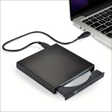 Внешний привод CD-DVD, тонкий портативный внешний привод CD-RW DVD-RWr USB 2.0
