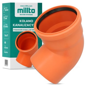 KOLANO KANALIZACYJNE 110 MM 67° PCV PP ZŁĄCZKA ŁĄCZNIK RURY WODY KSZTAŁTKA