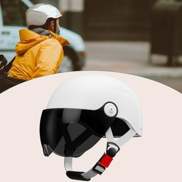 Motocykl vintage dla dorosłych, biały