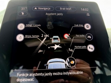 Renault Arkana SUV 1.6 E-TECH 143KM 2022 Renault Arkana LEDY parktronik SKÓRA nawi ACC, zdjęcie 37