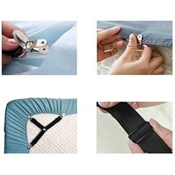 2x CLIPS TIGHTENING BRACKETS BED RESTRAINERS