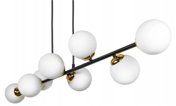 LAMPA WISZĄCA ŻYRANDOL LORD8 ORBITA BALL GLASS F12