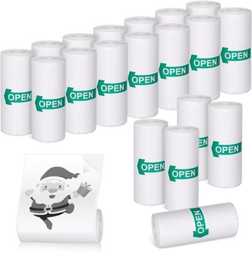 20X ROLEK PAPIER KASOWY DO DRUKARKI TERMICZNEJ KASY FISKALNEJ 57 x 25 mm