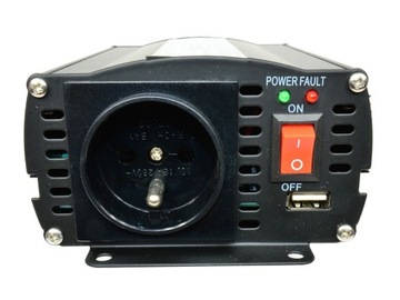 PRZETWORNICA SAMOCHODOWA AKUMULATORA 12V 230V 350W 500W VOLT POLSKA + USB