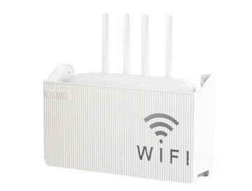 НАСТЕННЫЙ КРОНШТЕЙН ПОЛКА ДЛЯ AP WIFI SWITCH ROUTER, БЕЛЫЙ