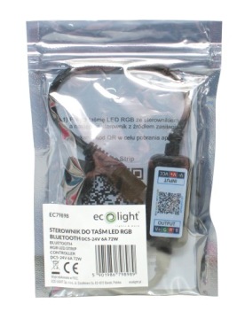 Драйверы для светодиодных лент RGB BLUETOOTH 12В 6А 72Вт