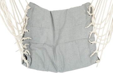 БРАЗИЛЬСКИЙ ПОДВЕСНОЙ СТУЛ-ГАМАК 90X50см СЕРЫЙ