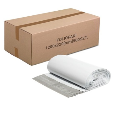 FOLIOPAKI KURIERSKIE Koperty Foliopak long 1200x220 Długi 500szt