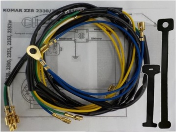 INSTALACJA ELEKTRYCZNA PRZEWODY WIĄZKA KOMAR ZZR 2330 2350