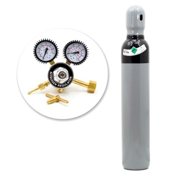 Zestaw butla HYDROGEN NH5 8L + REDUKTOR Mouse do Azotu klimatyzacja klima