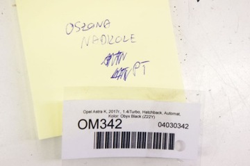 OM342 OPEL ASTRA K V PODBĚH PRAVÝ ZADNÍ HB