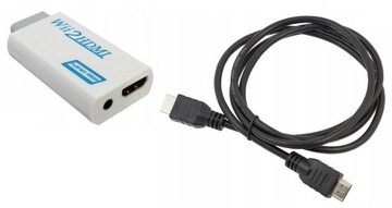 Конвертер HDMI для консоли Wii + кабель HDMI
