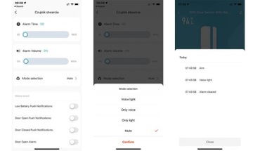 Датчик открытия двери и умный Wi -Fi Tuya