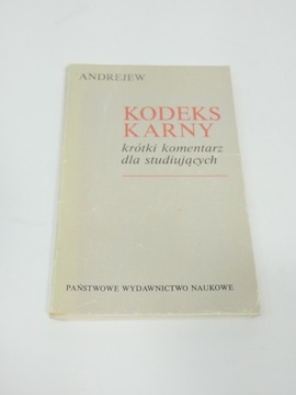 Kodeks karny Krótki komentarz Andrejew