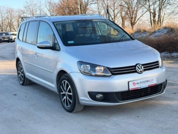 Volkswagen Touran II 1.6 TDI 105KM 2014 Volkswagen Touran Raty Panorama Automat DSG Klimatronic Navi 7 osobowy Za, zdjęcie 9