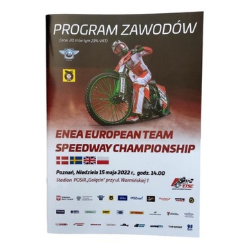 PROGRAM DRUŻYNOWE MISTRZOSTWA EUROPY DME 15.05.22