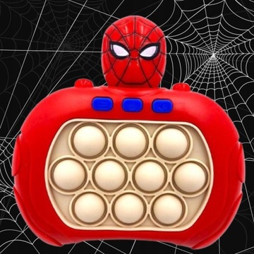 Электронная игра «Человек-паук» Pop It, аркадная консоль, 80 уровней