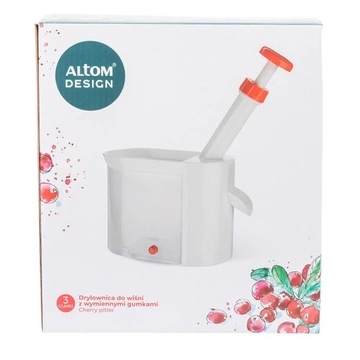 Косточка из вишни Altom Design со сменными резинками, белая