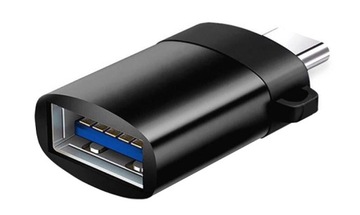 Przejściówka JINYA USB-C na USB-A 3,0 Czarna