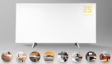 ИНФРАКРАСНЫЙ ИК-ОБОГРЕВАТЕЛЬ ЭЛЕКТРИЧЕСКИЙ ПУЛЬТ ДИСТАНЦИОННОГО УПРАВЛЕНИЯ TUYA WIFI 770 Вт