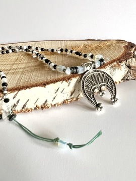 Naszyjnik regul. Handmade Luna Słowiańska Lunula