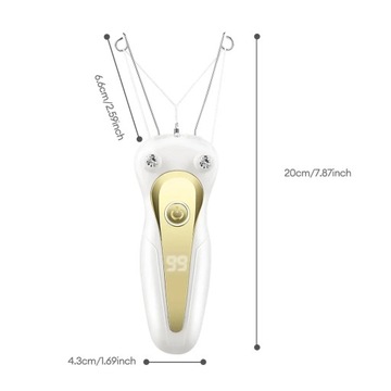 Mini Electric Hair Remover Facial Hair Removal Defeatherer Women Beauty
