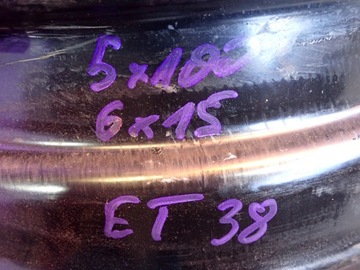 DISK OCELOVÝ VOLKSWAGEN 6.0" X 15" 5X100