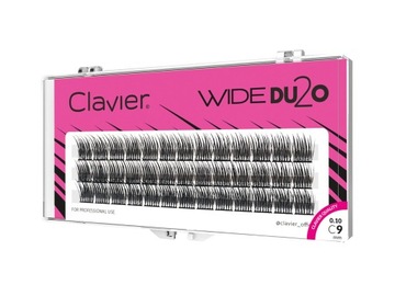 Kępki Rzęs Clavier WIDE Du2o mini paski 9mm