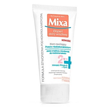 MIXA KREM NAWILŻAJĄCY 2W1 NA NIEDOSKONAŁOŚCI 50ml