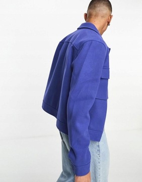 Asos Design NG3 rck koszulowa kurtka kieszenie kołnierzyk M