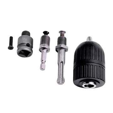 1/ UNF Drill Chuck Adaptor Converter for Electric Drills Rotary 4pcs