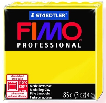 Modelina Fimo Professional kolor: cytrynowożółty-1